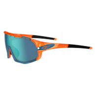 Okulary TIFOSI SLEDGE CLARION crystal orange (3 szkła Clarion Blue 13%, AC Red 39%, Clear 90% transmisji światła) (NEW).