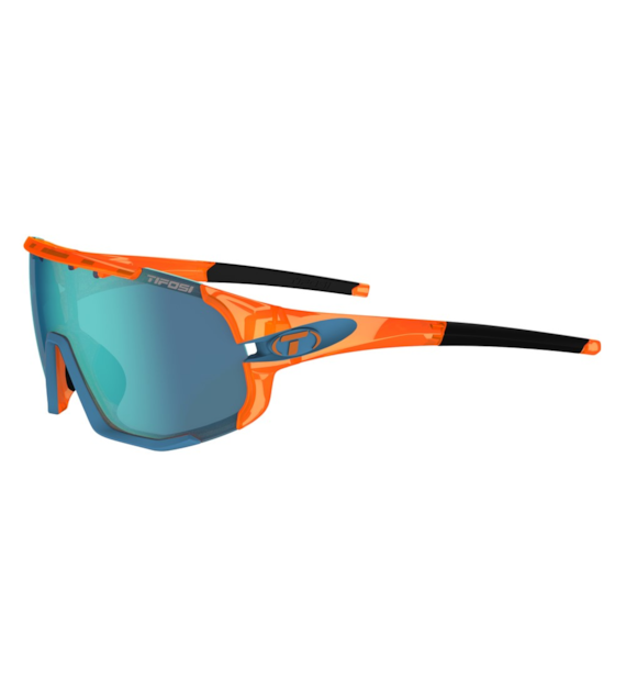 Okulary TIFOSI SLEDGE CLARION crystal orange (3 szkła Clarion Blue 13%, AC Red 39%, Clear 90% transmisji światła) (NEW).