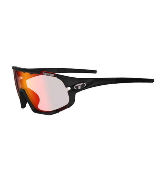 Okulary TIFOSI SLEDGE CLARION FOTOTEC matte black (1 szkło Clarion Red FOTOCHROM 64%-14% transmisji światła) (NEW)