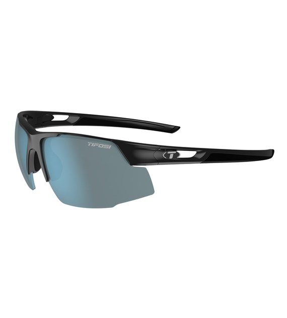 Okulary TIFOSI CENTUS gloss black (1 szkło Smoke Bright Blue 11,2% transmisja światła) (NEW)