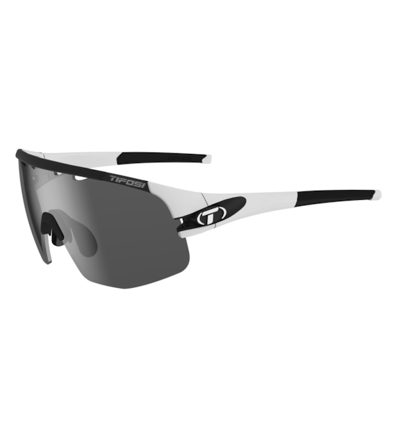Okulary TIFOSI SLEDGE LITE matte white (3 szkła Smoke 15%, AC Red 39%, Clear 90% transmisji światła) (NEW).