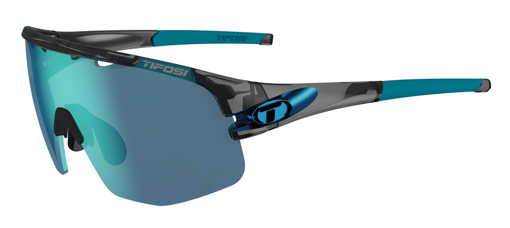 Okulary TIFOSI SLEDGE LITE CLARION crystal smoke (3 szkła Clarion Blue 13%, AC Red 39%, Clear 90% transmisji światła) (NEW)