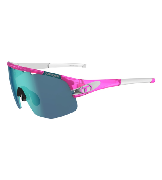 Okulary TIFOSI SLEDGE LITE CLARION crystal pink (3 szkła Clarion Blue 13%, AC Red 39%, Clear 90% transmisji światła) (NEW).