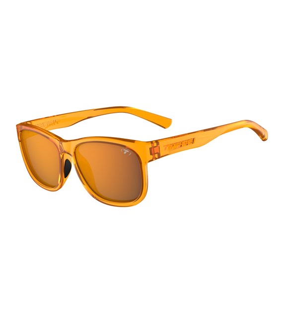 Okulary TIFOSI SWANK XL amber blaze (1 szkło Atomic Orange Mirror AR 15% transmisji światła) (NEW)