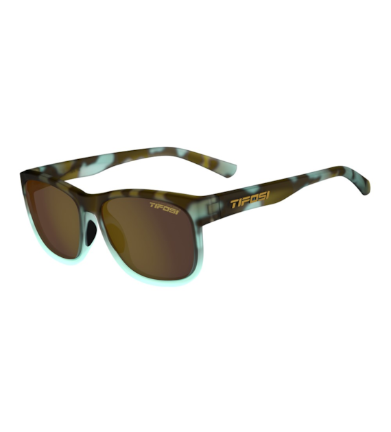 Okulary TIFOSI SWANK XL blue tortoise (1 szkło Brown 16% transmisji światła) (NEW).