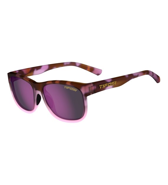 Okulary TIFOSI SWANK XL pink tortoise (1 szkło Rose 14,7% transmisja światła) (NEW)
