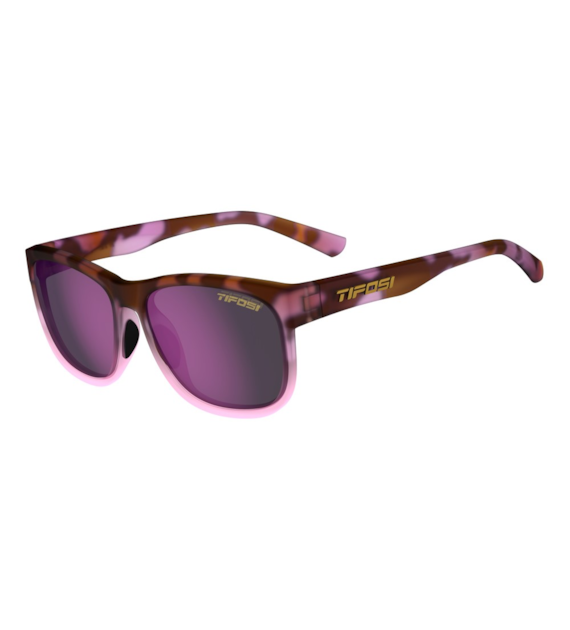 Okulary TIFOSI SWANK XL pink tortoise (1 szkło Rose Mirror 11% transmisji światła) (NEW)