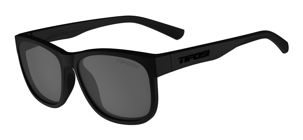 Okulary TIFOSI SWANK XL POLARIZED blackout (1 szkło Smoke POLARYZACJA 15% transmisji światła) (NEW)