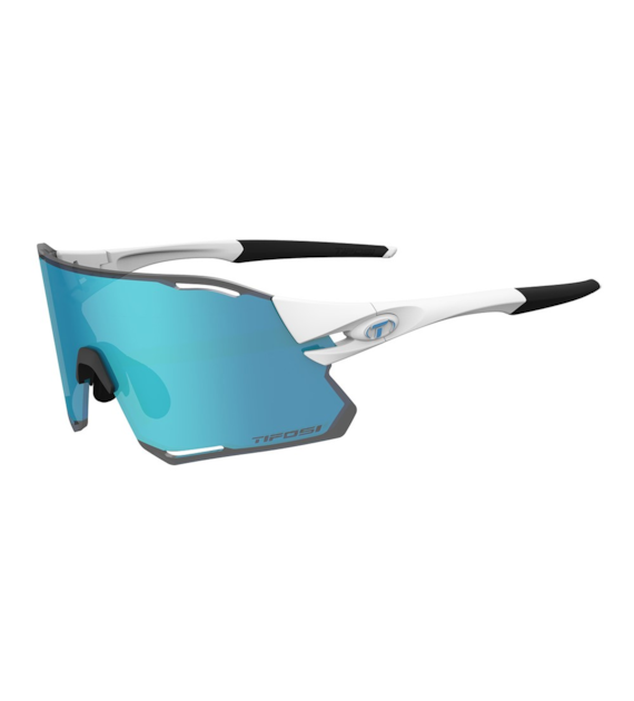 Okulary TIFOSI RAIL RACE CLARION matte white (2 szkła Clarion Blue 13%, Clear 90% transmisji światła) (NEW)