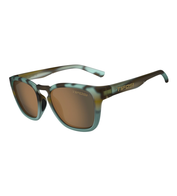 Okulary TIFOSI SMIRK matte blue tortoise (1 szkło Brown 16% transmisji światła) (NEW)