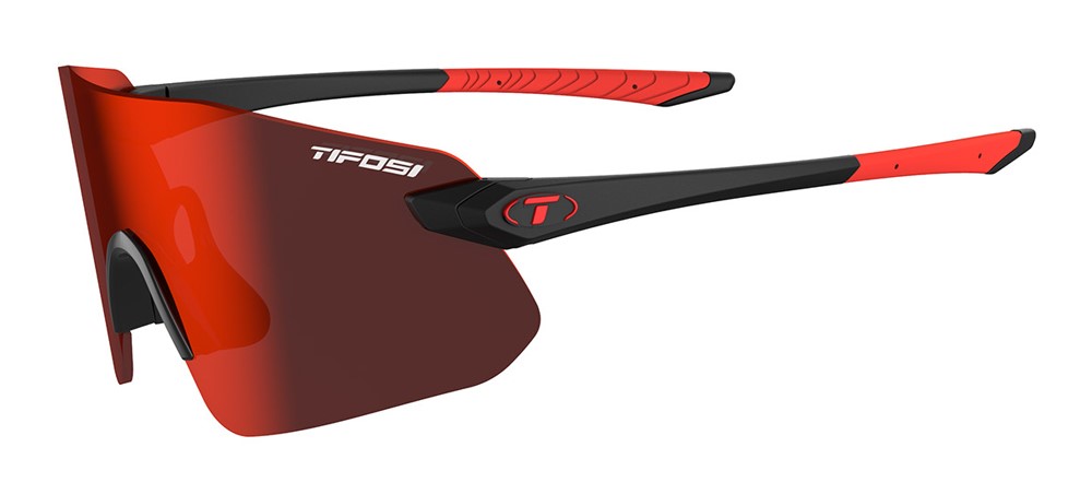 Okulary TIFOSI VOGEL SL matte black (1szkło Smoke Red Mirror 15% transmisji światła) (NEW)