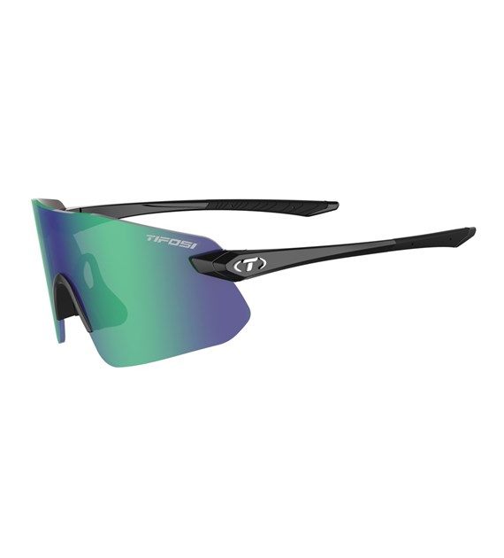 Okulary TIFOSI VOGEL SL gloss black (1szkło Smoke Green Mirror 14% transmisji światła) (NEW)