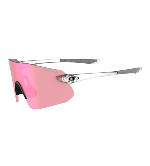 Okulary TIFOSI VOGEL SL crystal clear (1 szkło Pink Mirror 13% transmisji światła) (NEW)