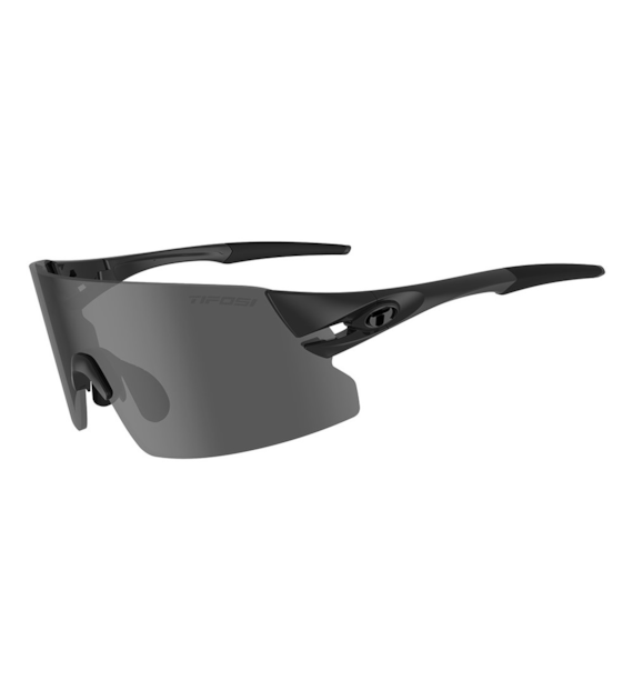 Okulary TIFOSI RAIL XC blackout (3 szkła Smoke 15%, AC Red 39%, Clear 90% transmisji światła) (NEW).