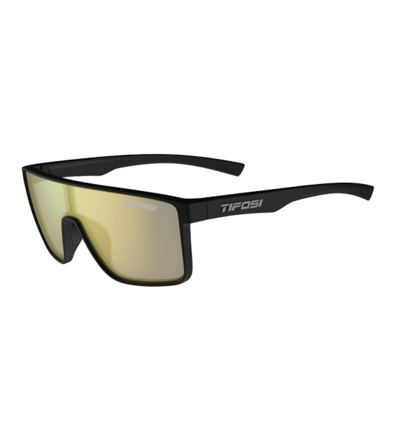 Okulary TIFOSI SANCTUM matte black (1 szkło Smoke Yellow Mirror 13% transmisji światła) (NEW)