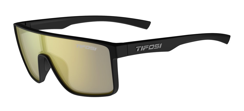 Okulary TIFOSI SANCTUM matte black (1 szkło Smoke Yellow 11,2% transmisja światła) (PREMIERA: 2024-02-01) (NEW 2024)