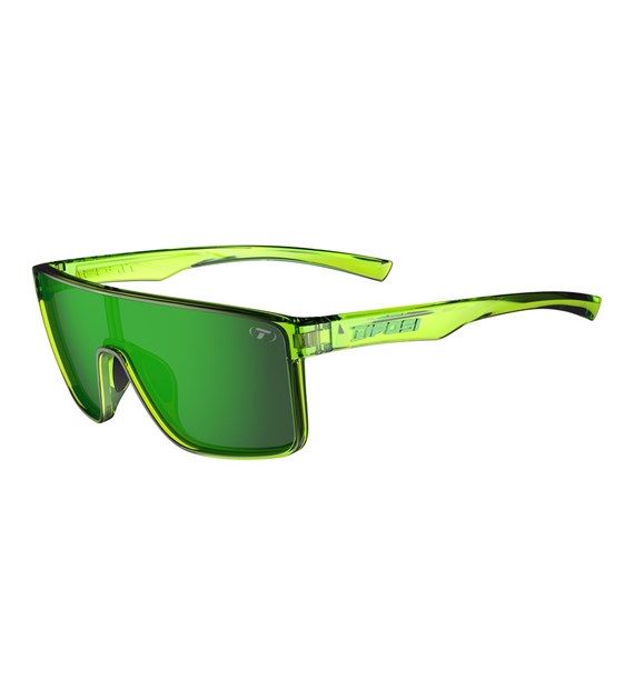 Okulary TIFOSI SANCTUM hyper lime (1 szkło Green Mirror AR 15% transmisji światła) (NEW)