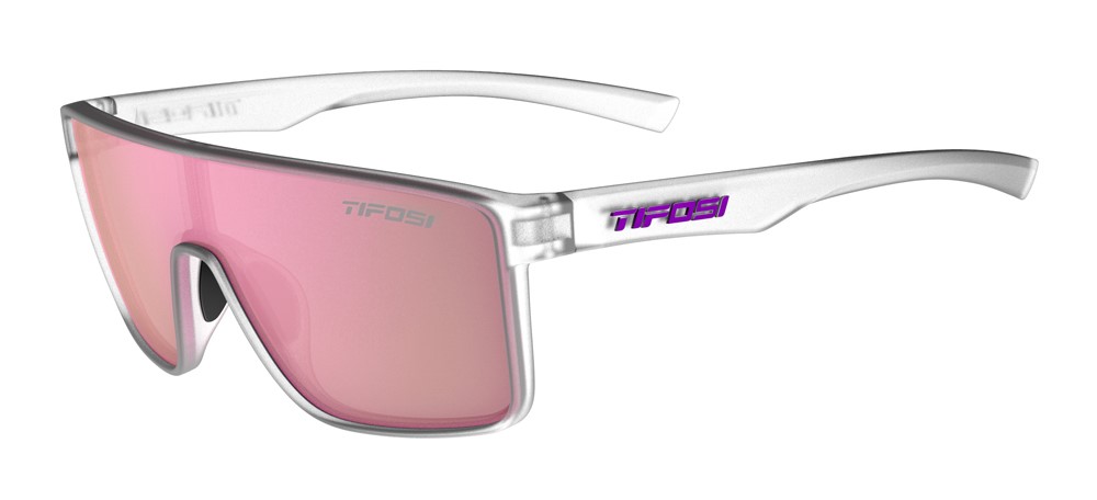 Okulary TIFOSI SANCTUM satin clear (1 szkło Pink Mirror 15,4% transmisja światła) (PREMIERA: 2024-02-01) (NEW 2024)
