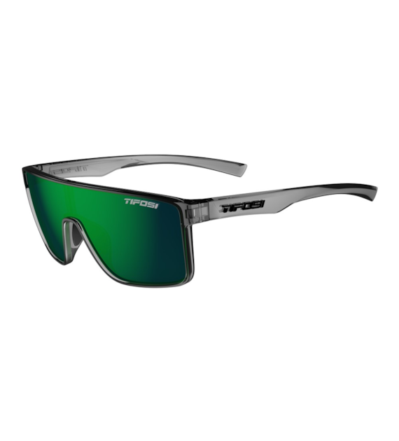 Okulary TIFOSI SANCTUM crystal smoke (1 szkło Smoke Green Mirror 14% transmisji światła) (NEW)