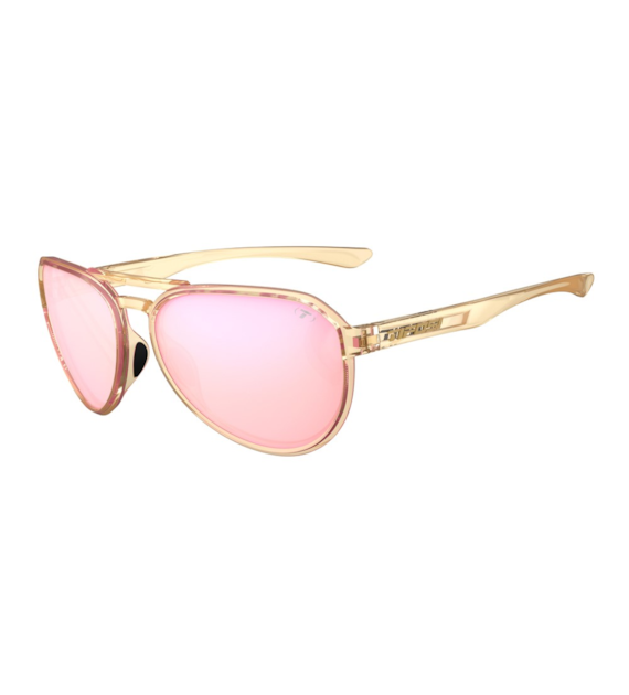 Okulary TIFOSI SELCA crystal brown (1 szkło Pink Mirror 13% transmisji światła) (NEW)
