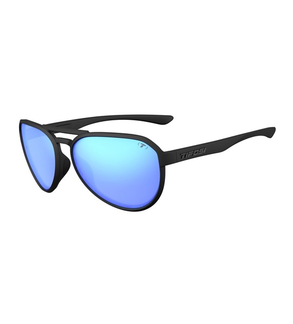 Okulary TIFOSI SELCA POLARIZED blackout (1 szkło Sky Blue Mirror POLARYZACJA 13% transmisji światła) (NEW 2025)