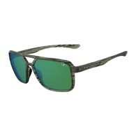 Okulary TIFOSI SALTO olive stripe fade (1 szkło Emerald Mirror Polarized 13% transmisji światła) (NEW 2025)