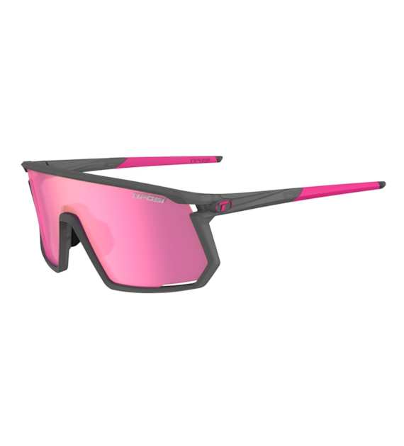 Okulary TIFOSI MOAB CLARION satin vapor (3 szkła Clarion Sunset Pink 12.9%, AC Red 39%, Clear 90% transmisji światła) (NEW)