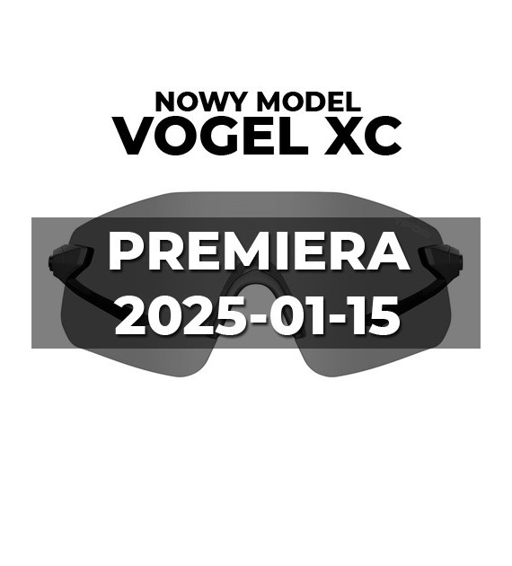 Okulary TIFOSI VOGEL XC crystal clear (1 szkło Clear 90% transmisji światła) (NEW 2025) (PREMIERA: 2025-01-15)