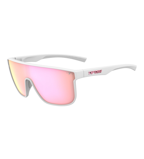 Okulary TIFOSI SANCTUM XL matte white (1 szkło Pink Mirror 13% transmisji światła) (NEW)