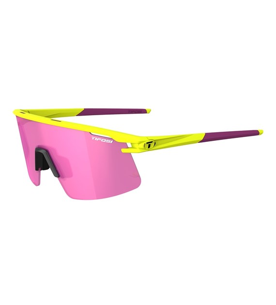 Okulary TIFOSI MOAB LITE CLARION speed yellow (3 szkła Clarion Sunset Pink 12.9%, AC Red 39%, Clear 90% transmisji światła) (NEW 2026)