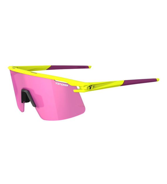 Okulary TIFOSI MOAB LITE CLARION speed yellow (3 szkła Clarion Sunset Pink 12.9%, AC Red 39%, Clear 90% transmisji światła) (NEW 2026)