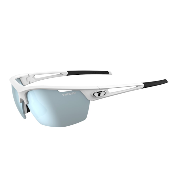 Okulary TIFOSI NAVAR matte white (1 szkło Smoke Bright Blue Mirror 13% transmisji światła) (NEW 2026) (PREMIERA: 2026-01-15)