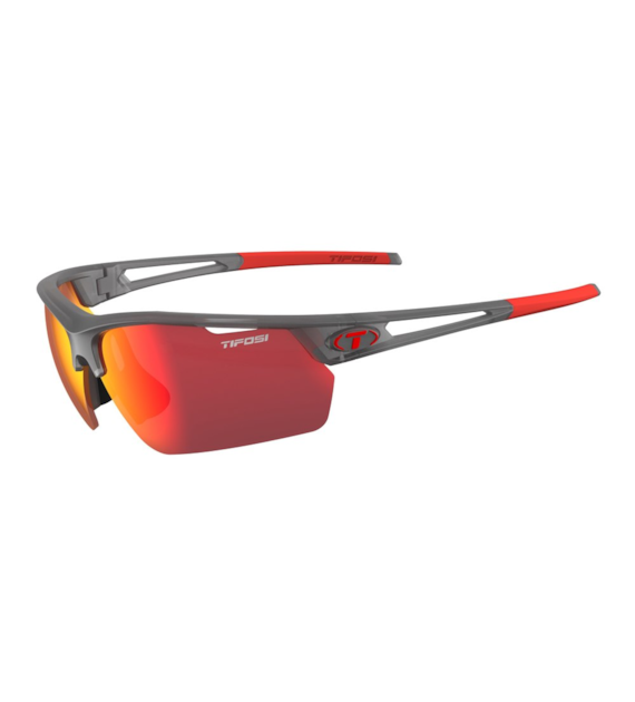 Okulary TIFOSI NAVAR FC satin vapor (1 szkło Smoke Red Mirror 15% transmisji światła) (NEW 2026) (PREMIERA: 2026-01-15)