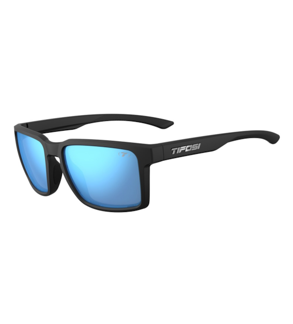 Okulary TIFOSI SYLO matte black (1 szkło Smoke Bright Blue Mirror 13% transmisji światła) (NEW 2026) (PREMIERA: 2026-04-15)