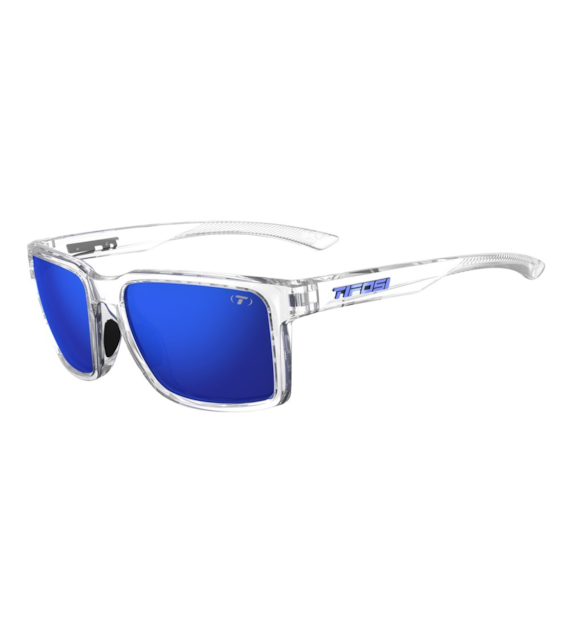 Okulary TIFOSI SYLO crystal clear (1 szkło Cobalt Blue Mirror 13% transmisji światła) (NEW 2026) (PREMIERA: 2026-04-15)