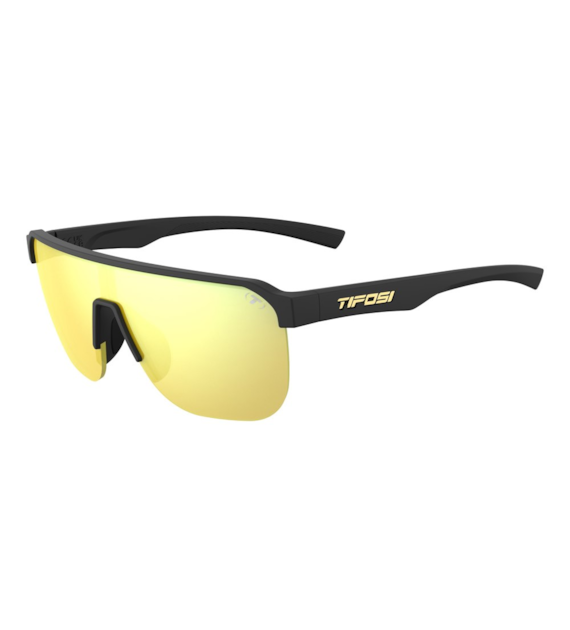 Okulary TIFOSI SANCTUM SL matte black (1 szkło Smoke Yellow Mirror 13% transmisji światła) (NEW 2026) (PREMIERA: 2026-02-25)