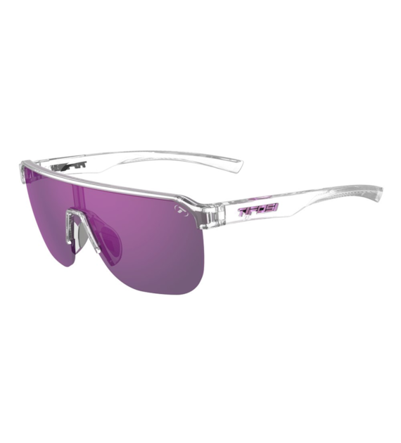 Okulary TIFOSI SANCTUM SL crystal clear (1 szkło Smoke Purple Mirror AR 11% transmisji światła) (NEW 2026) (PREMIERA: 2026-02-25)
