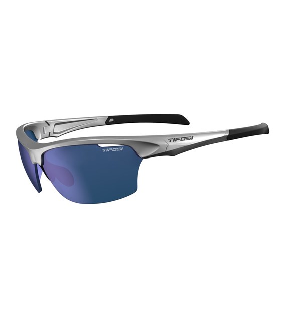 Okulary TIFOSI INTENSE metallic silver (1 szkło Smoke Blue Mirror 15% transmisji światła) (NEW)