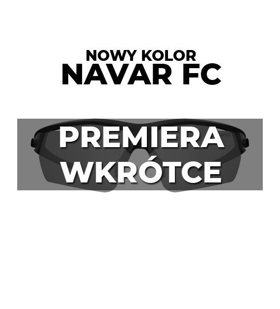 Okulary TIFOSI NAVAR FC Crystal Smoke (1 szkło Smoke Bright Blue xx% transmisji światła) (NEW)