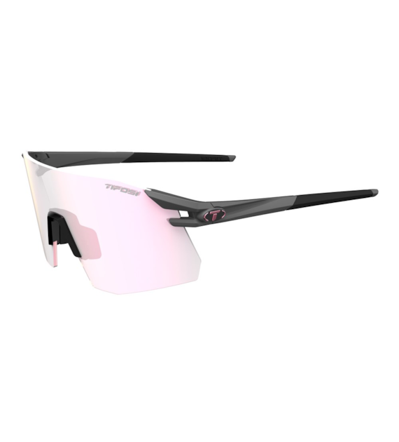 Okulary TIFOSI MOAB XC CLARION FOTOTEC matte gunmetal (1 szkło Clarion Pink FOTOCHROM 50%-12% transmisji światła) (NEW)
