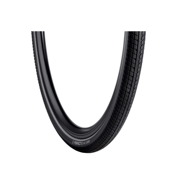 Opona e-bike/trekking  VREDESTEIN Perfect E-Trekking, 26 x1.75 (47-559), Drut, Wkładka antyprzebiciowa, Czarna + Refleks (NEW).
