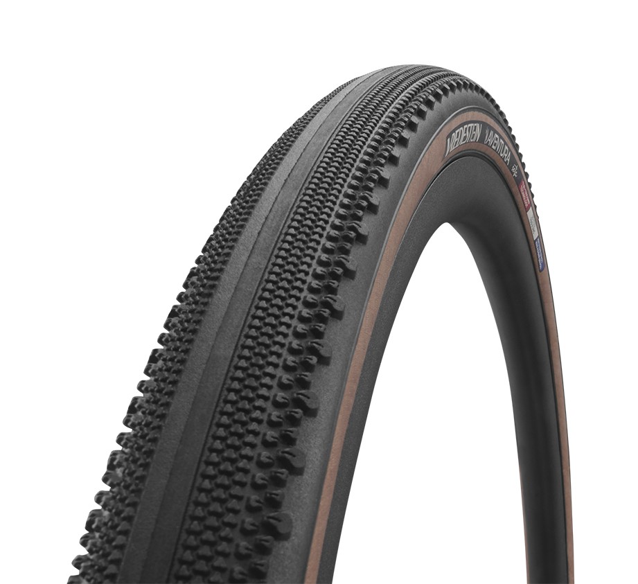 Opona gravel VREDESTEIN Aventura Seta, 700x44C (44-622), Zwijana, TPI120, TLR, Czarna-Transparentna (NEW)