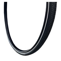 Opona miejska/trekking/e-bike VREDESTEIN Flex Superior E, 28x1.5/8x1.3/8 (37-622), Drut, Wkładka antyprzebiciowa, Czarna + Refleks (NEW).