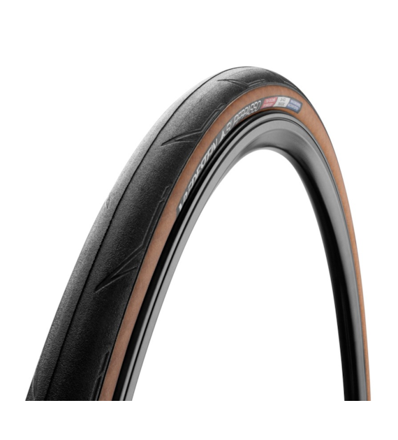 Opona szosowa VREDESTEIN Superpasso, 700x28C (28-622), Zwijana, TPI150, 300g, TLR, Czarna-Transparentna (DWZ)