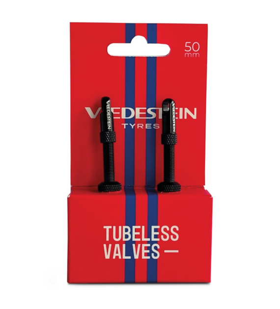 Zaworki tubeless VREDESTEIN TUBELESS VALVES 70mm, Czarne (NEW)