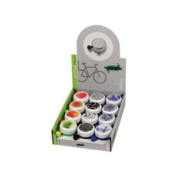 Dzwonek rowerowy WIDEK WHITE COLLECTION mix kolorów pudełko 12szt. (NEW)