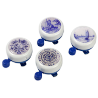 Dzwonek rowerowy WIDEK WHITE COLLECTION DELFT BLUE mix kolorów pudełko 12szt. (NEW)