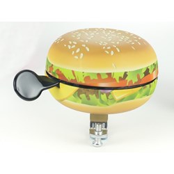 Dzwonek rowerowy WIDEK DING DONG FOOD hamburger matowy 1szt. (NEW)