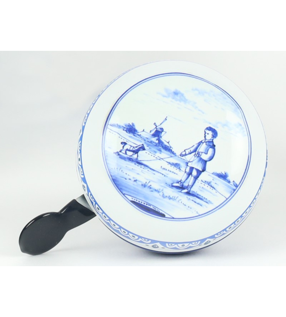 Dzwonek rowerowy WIDEK DING DONG DELFT BLUE child połysk 1szt. (NEW)
