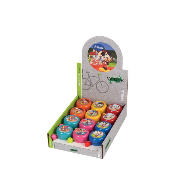 Dzwonek rowerowy WIDEK MICKEY MOUSE mix kolorów 12szt. (DWZ)